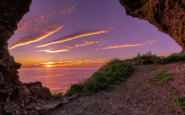 Картинка природа восходы закаты закат море побережье