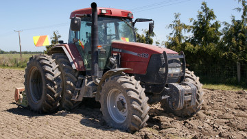 Картинка 2002+case+mx110+tractor техника тракторы тяжелый колесный трактор