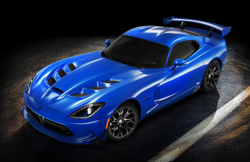 Картинка автомобили dodge синий 2-0 ta viper 2015г