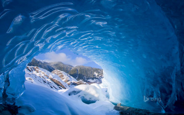 Картинка природа айсберги+и+ледники зима снег менденхолл ледник горы сша аляска джуно