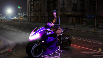 Картинка мотоциклы 3d девушка взгляд фон мотоцикл