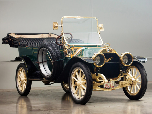 Обои картинки фото автомобили, классика, 1911г, 5-passenger, touring, premier, 4-40