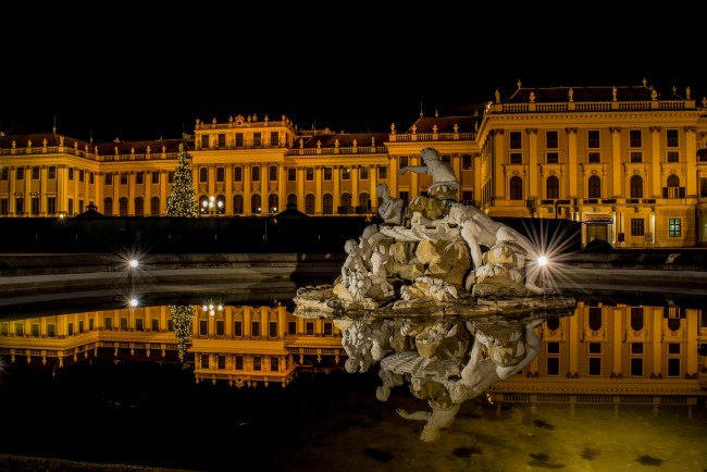 Обои картинки фото города, - фонтаны, фонтан, площадь, дворец