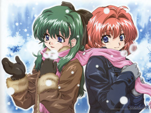 Картинка аниме onegai twins