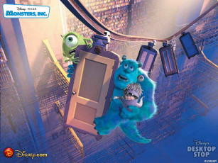 обоя мультфильмы, monsters, inc