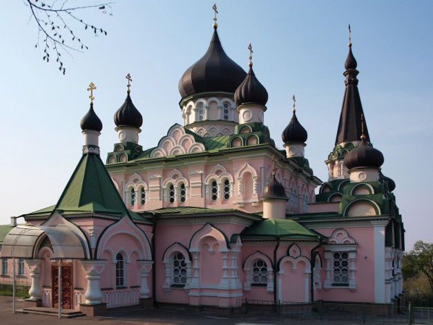 Обои картинки фото покровский, храм, покровского, женского, монастыря, города, православные, церкви, монастыри