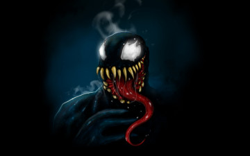 Картинка venom фэнтези существа монстр веном spider-man