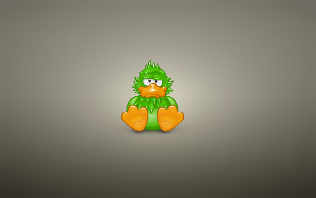 Обои картинки фото утка зеленая, рисованные, минимализм, duck, зеленая, утка