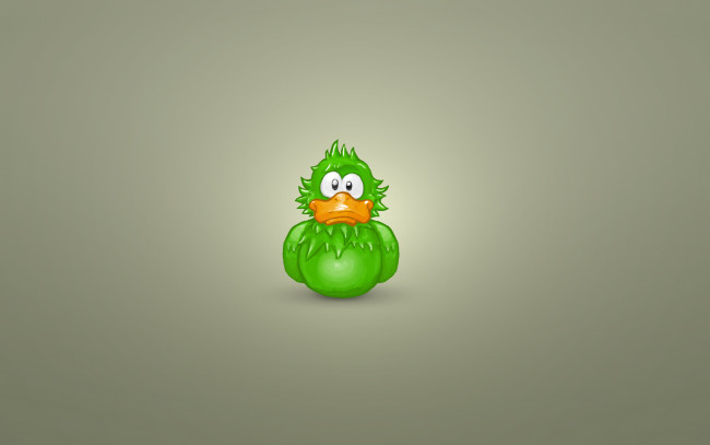 Обои картинки фото утка зеленая, рисованные, минимализм, утка, зеленая, duck