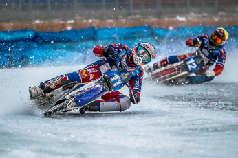 Картинка спорт мотоспорт bike race ice speedway sport