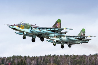 Картинка su-25bm авиация боевые+самолёты ввс россия