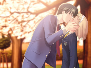 Картинка аниме after sweet kiss
