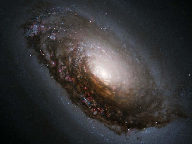 Обои картинки фото m64, космос, галактики, туманности