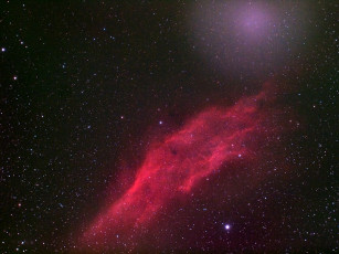 Картинка ngc 1499 комета холмса космос галактики туманности