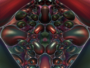 Картинка 3д графика fractal фракталы рисунок фон