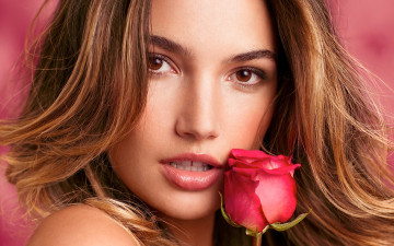 Картинка Lily+Aldridge девушки   взгляд роза
