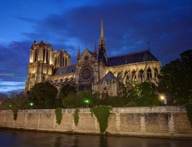 Обои картинки фото notre dame de paris, города, париж , франция, религия, собор