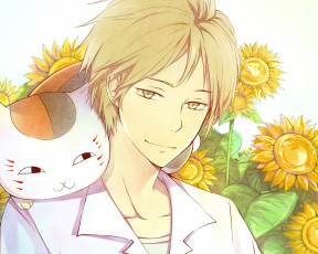 обоя аниме, natsume yuujinchou, нацуме