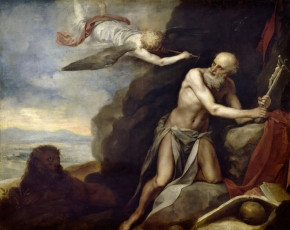 Картинка alonso+cano рисованное живопись картина кающийся святой иероним религия мифология