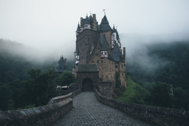 Обои картинки фото города, замки германии, германия, виршем, старинный, замок, эльц