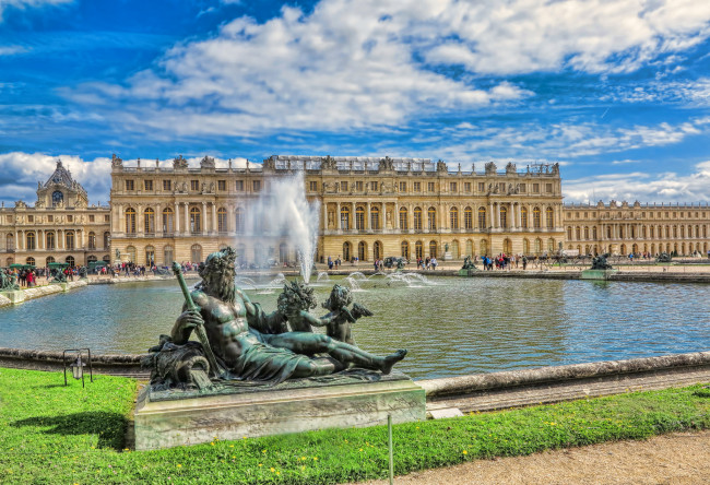 Обои картинки фото versailles, города, париж , франция, дворец, парк