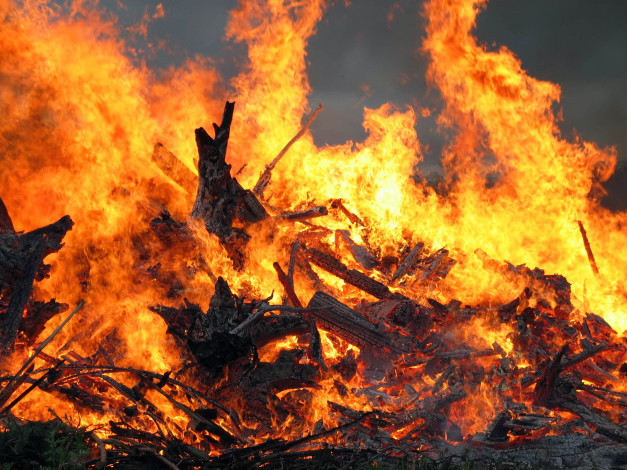 Обои картинки фото природа, огонь, пожар, пламя