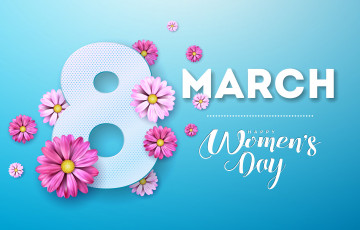 обоя праздничные, международный женский день - 8 марта, праздник, 8, марта