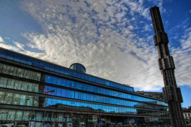 Обои картинки фото stockholm, города, стокгольм, швеция, облака