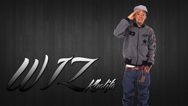 Обои картинки фото wiz, khalifa, музыка, рэпер, r, and, b, хип-хоп, сша