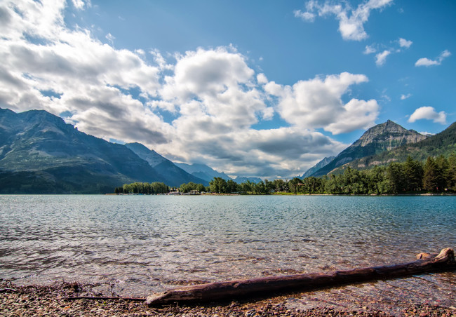Обои картинки фото waterton, lakes, mount, revelstoke, national, park, canada, природа, реки, озера, горы, озеро