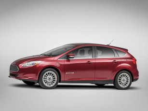 Картинка автомобили ford focus красный 2014 electric