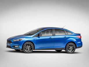 обоя автомобили, ford, синий, 2014, us-spec, sedan, focus
