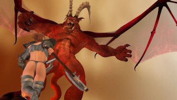 Картинка 3д+графика creatures+ существа демон