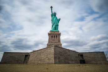 Картинка города нью-йорк+ сша свобода статуя
