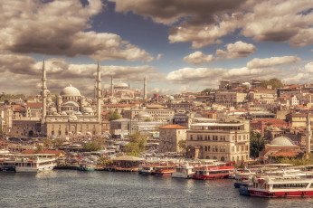 обоя istanbu, города, стамбул , турция, побережье
