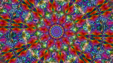 Картинка 3д+графика фракталы+ fractal art текстура разноцветный фон цветной абстракция