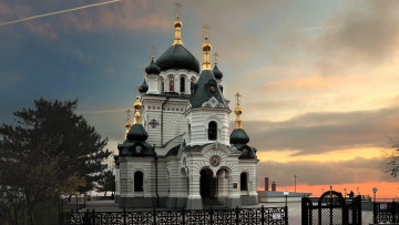 Картинка города -+православные+церкви +монастыри воскресенская церковь форос россия