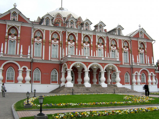 Обои картинки фото петровский путевой дворец, города, москва , россия, москва, петровский, путевой, дворец
