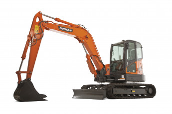 Картинка техника экскаваторы doosan