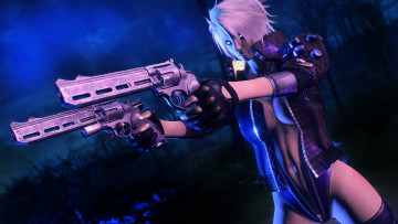 Картинка видео+игры cyberpunk+2077 девушка фон униформа револьвер