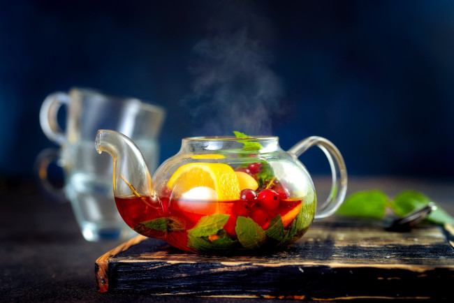Обои картинки фото еда, напитки,  чай, фруктовый, чай