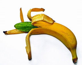 Картинка юмор приколы банан фотошоп огурец