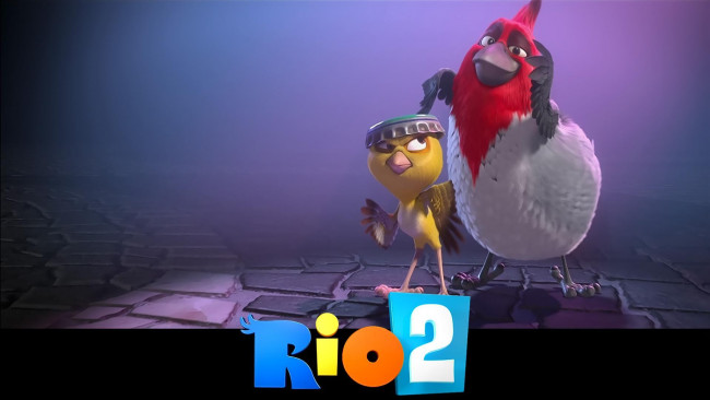 Обои картинки фото мультфильмы, rio 2, курица