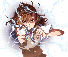 Картинка аниме toaru+majutsu+no+index фон девушка взгляд