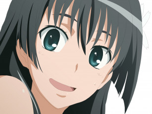 Картинка аниме toaru+majutsu+no+index девушка фон взгляд