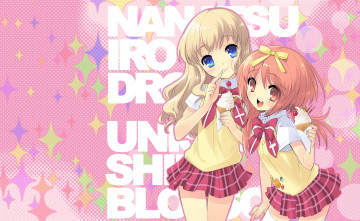 Картинка аниме nanatsuiro+drops девушки баран звезды