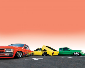 Картинка автомобили разные вместе