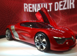 Картинка renault dezir автомобили electric concept car