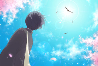Картинка аниме free небо