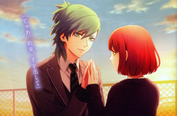 Картинка аниме uta+no+prince-sama парень девушка